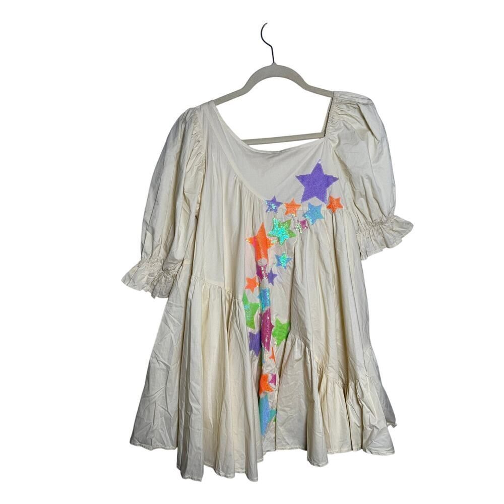 NWT Queen of Sparkles Darling Star Dress Girls Sz. XL - Picture 5 of 10